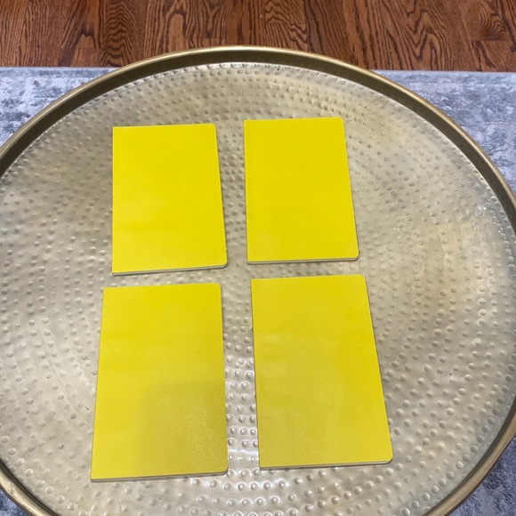 Moleskine Office 4 Moleskin Yellow Volant Journals Poshmark